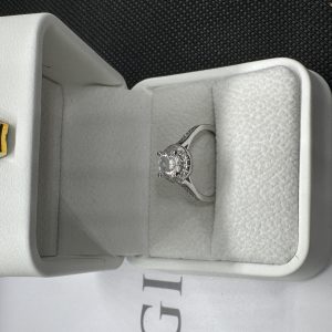 エタニティーリング スイート テン 指輪 天然ダイヤモンド1.01ct GIA鑑定書 AU750指輪