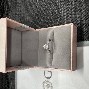 エタニティーリング vvs ダイヤモンド 天然ダイヤモンド1.01ct GIA証明書 AU750指輪