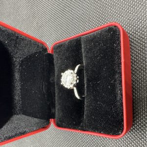 エタニティーリング 鑑定書 ダイヤ 天然ダイヤモンド1.01ct GIA証明書 AU750指輪