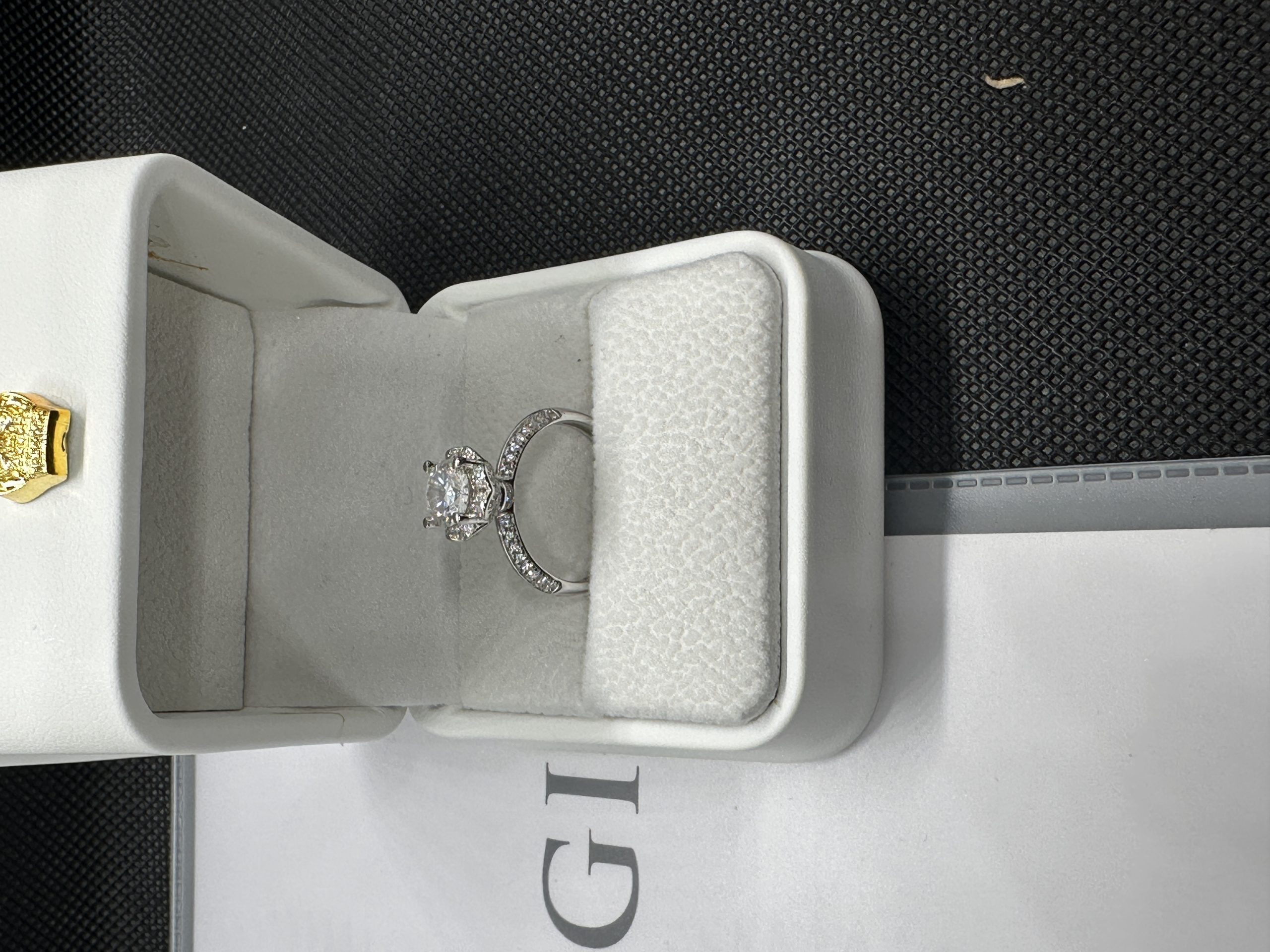 エタニティーリング スイート テン ダイヤモンド 天然ダイヤモンド1.01ct GIA鑑定書 AU750指輪