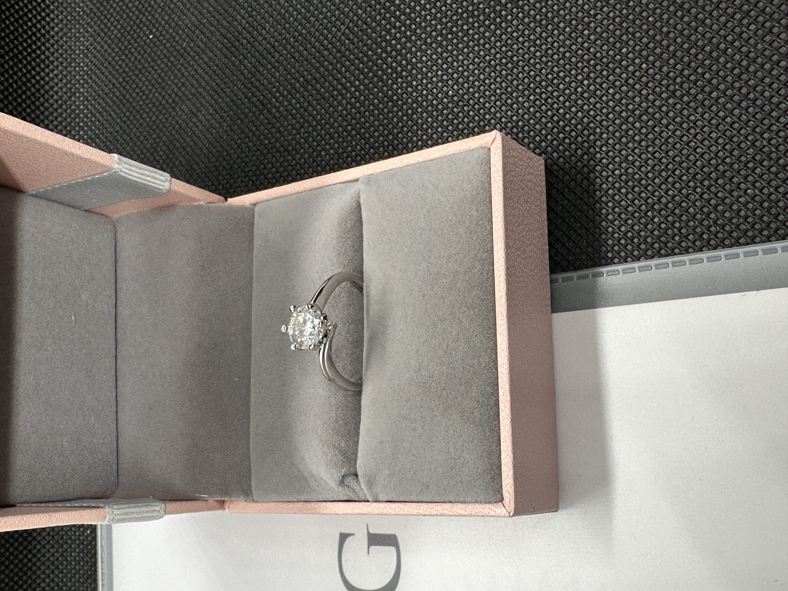 エタニティーリング 1ct ダイヤ 天然ダイヤモンド1.01ct GIA証明書 AU750指  輪