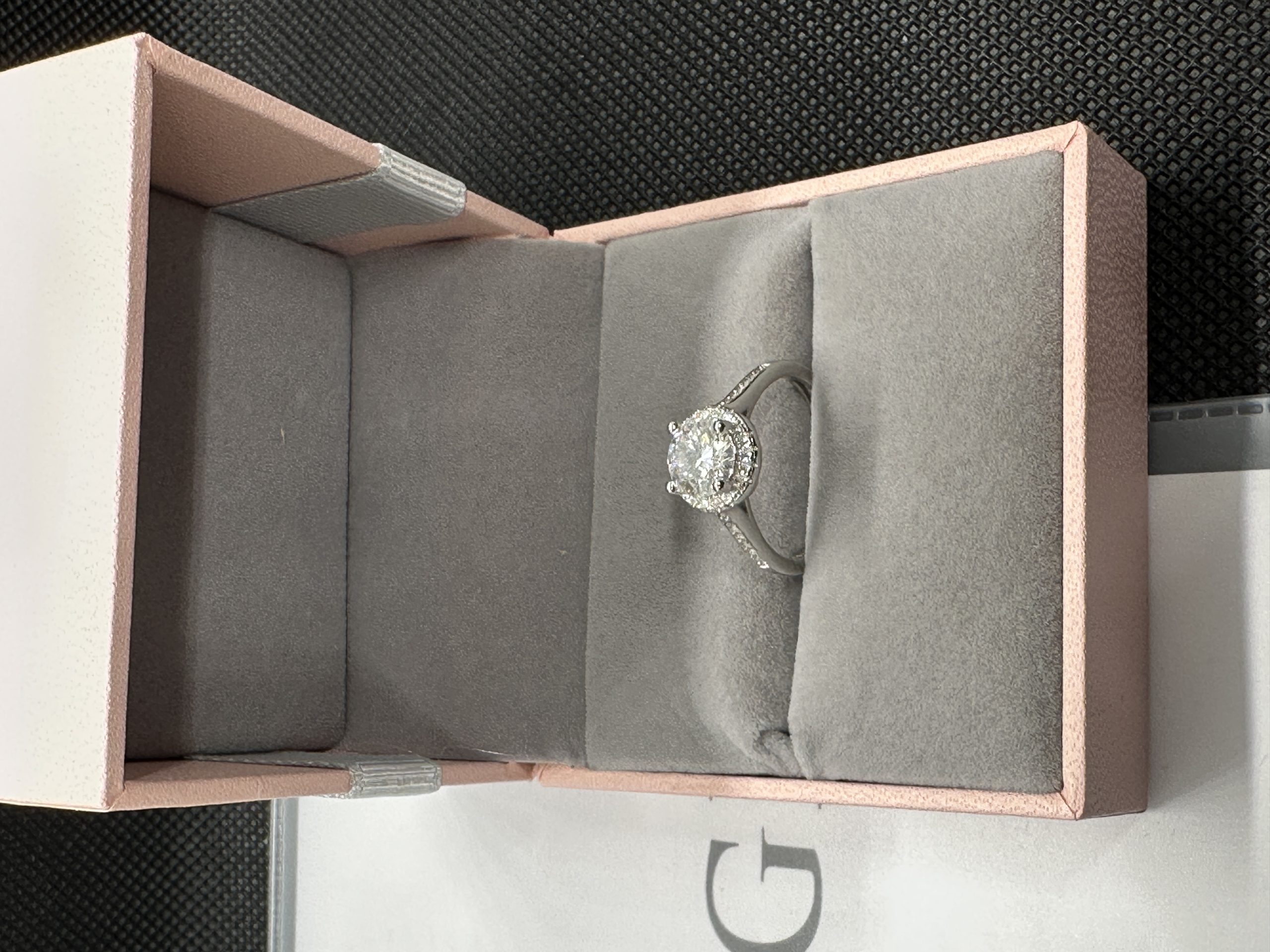 エタニティーリング 一 粒 ダイヤ ネックレス 天然ダイヤモンド1.01ct GIA証明書 AU750指輪