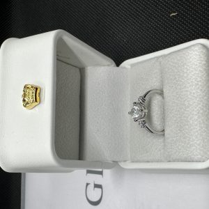 エタニティーリング 一 粒 ダイヤ 指輪 天然ダイヤモンド1.01ct GIA鑑定書 AU750指輪