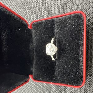 エタニティーリング ダイヤモンド 1 カラット 天然ダイヤモンド1.01ct GIA証明書 AU750指輪