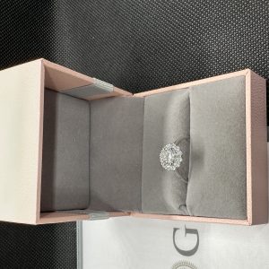 エタニティーリング 一 粒 ダイヤ 指輪 天然ダイヤモンド1.01ct GIA証明書 AU750指輪