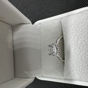 エタニティーリング ダイヤ リング 人気 天然ダイヤモンド1.01ct GIA鑑定書 AU750指輪