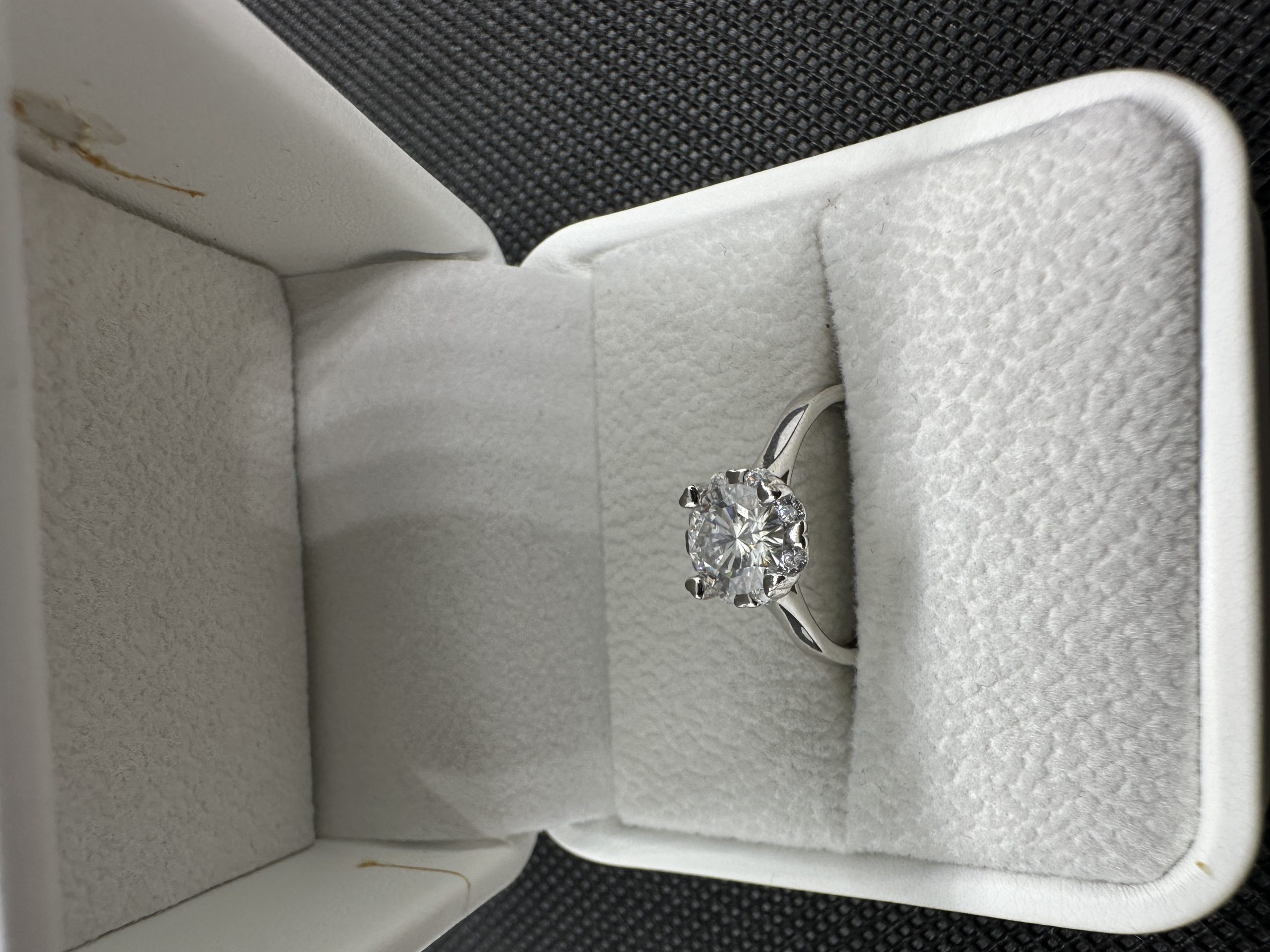 エタニティーリング ダイヤ リング 人気 天然ダイヤモンド1.01ct GIA鑑定書 AU750指輪