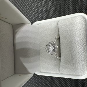 エタニティーリング ダイヤモンド 指輪 天然ダイヤモンド1.01ct GIA鑑定書 AU750指輪