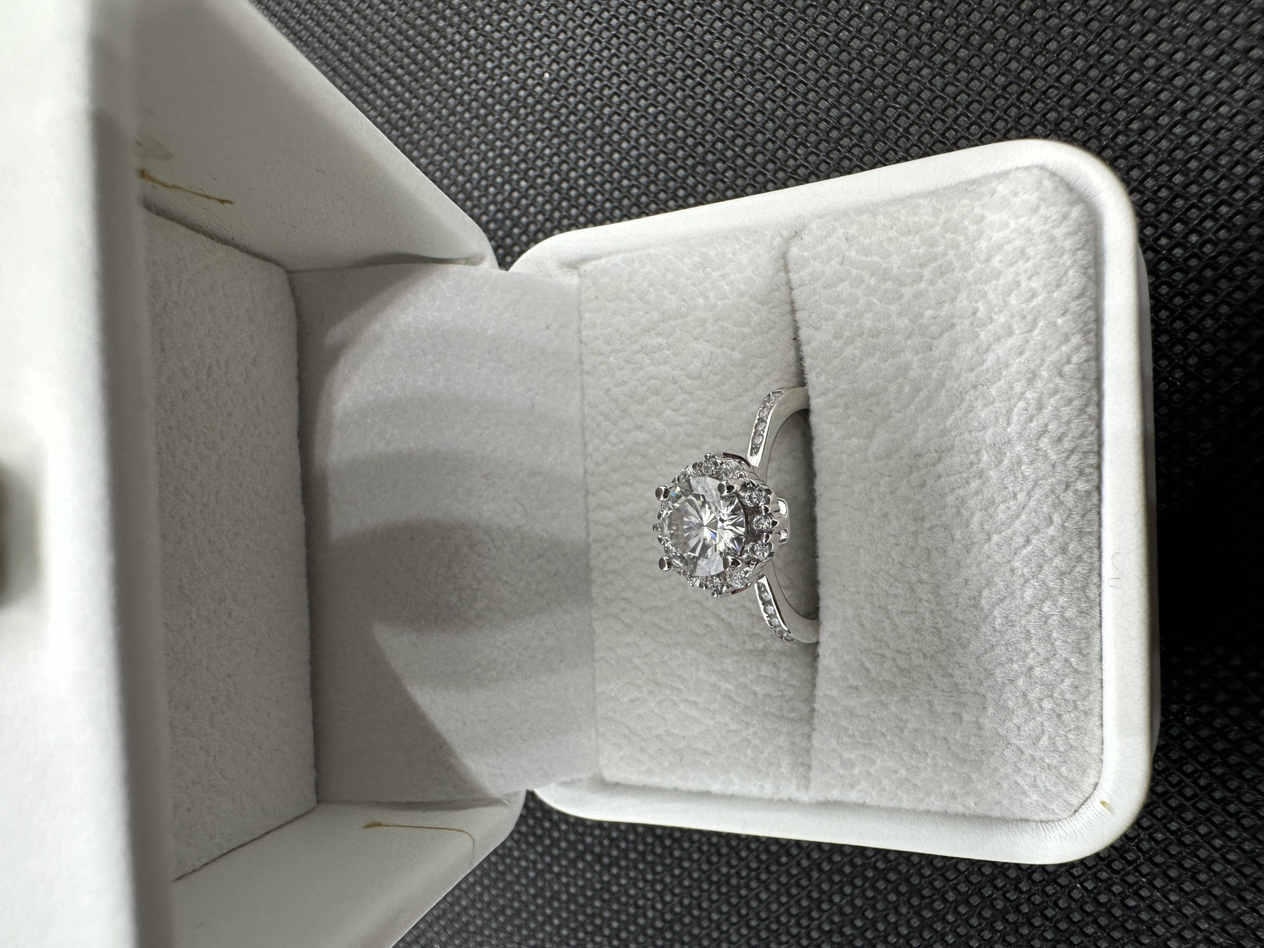 エタニティーリング ダイヤモンド 指輪 天然ダイヤモンド1.01ct GIA鑑定書 AU750指輪