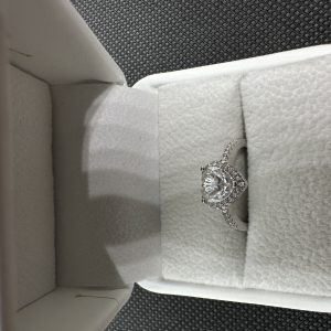 エタニティーリング 一 粒 ダイヤ 指輪 天然ダイヤモンド1.01ct GIA鑑定書 AU750指輪