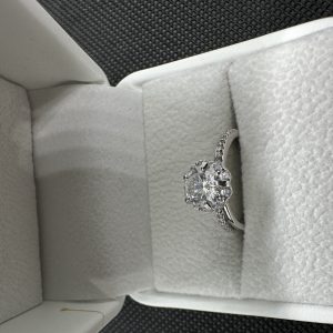 エタニティーリング ダイヤモンド 1 カラット 天然ダイヤモンド1.01ct GIA鑑定書 AU750指輪